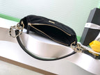 CC 2025 Black Velvet Crescent Bag