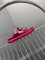 cd dioract dad sandal mule burgundy lambskin