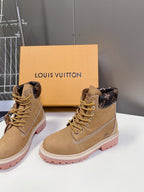 LV x Timberland Ankle Boot Brown Cowhide