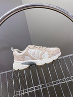 CD Chrono Sneaker In Beige Mesh Fabric And Suede 989683