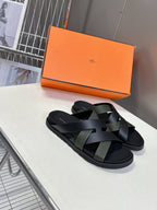 HM Kazimir Sandal Sheepskin and Fabric 252672