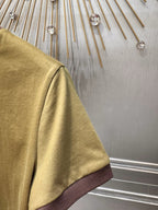 Miumiu 2026 T-shirt Olive Green Cotton