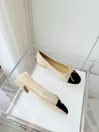 CC Ballet Flat Yellow Pastel Suede 238762