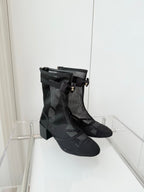 CC 25 Short Boot Black Mesh Fabric 411468