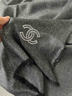 CC Scarf 210 CM In Black Cashmere 418353