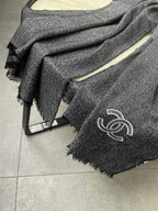 CC Scarf 210 CM In Black Cashmere 418353