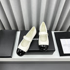 mary janes white black calfskin patent calfskin