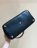 CC Cambon Tote 30cm Black Quilted Calfsin
