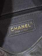 Chanel 2025 Bowling Bag 24cm Dark Brown Suede 345137