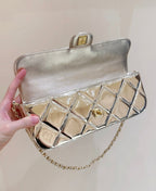 Chanel 2025 Bag 30cm Gold Shine Calfskin 345963