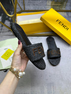 FF Signature 10 Black Cotton Fibre Slide