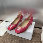 CD Miss Dior Pump 35mm Glossy Pink Cowhide