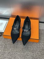 HM 25C Kiara 40 Pump Black Suede 208275
