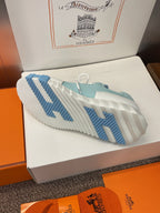 HM 25 Lift Sneaker Sky Blue Mesh Sheepskin 373030