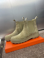 HM 25  Chelsea Ankle Boots Taupe Suede 508487