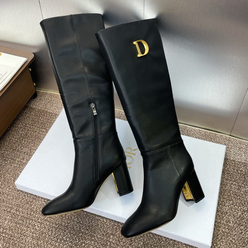 Dior 2025  D-Art Boot Black Calfskin 508533