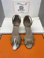 HM 26ss High Heel Sandals 70 Taupe Cowhide 607122