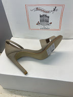 HM 26ss High Heel Sandals 105 Taupe Cowhide 607127