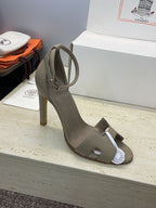 HM 26ss High Heel Sandals 105 Taupe Cowhide 607127