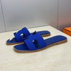 HM 26ss Oran Sandals Deep Blue Calfskin 607232
