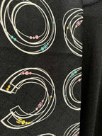 CC Square Scarf 140 CM In Black Silk Cashmere 420131