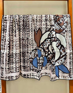 CC Square Scarf 110 CM In Colorful Cashmere Silk  360677