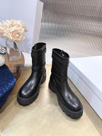 CD 25 short  boots black calfskin 438778