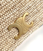celin multipochette 23 beige raffia trimmings calfskin