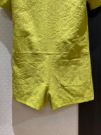 Gucci Jumpsuit Short Avocado Green Polyester Fiber