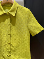 Gucci Jumpsuit Short Avocado Green Polyester Fiber