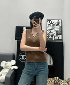 Miu 25 V- Gile Brown Wool 232024
