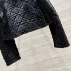 Dior 2025 Shearling Coat Black Wool