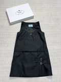 Prada Vest Dress Black Poliyamide