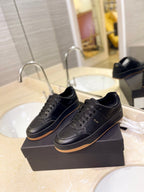 SL SL/61 SNEAKERS BLACK PERFORATED CALFSKIN