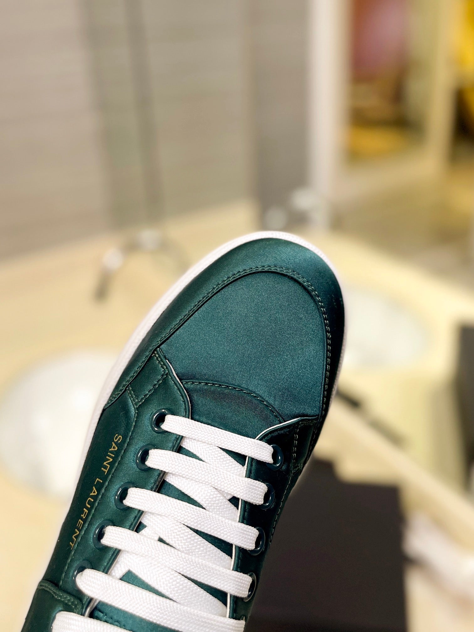 SL SL/61 SNEAKERS CASTLETON GRREN SATIN