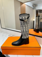 HM Jumping Boot 20mm In Black Cowhide 992365