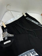 CD 25 Pattern Embroidery Set Black and White Cotton