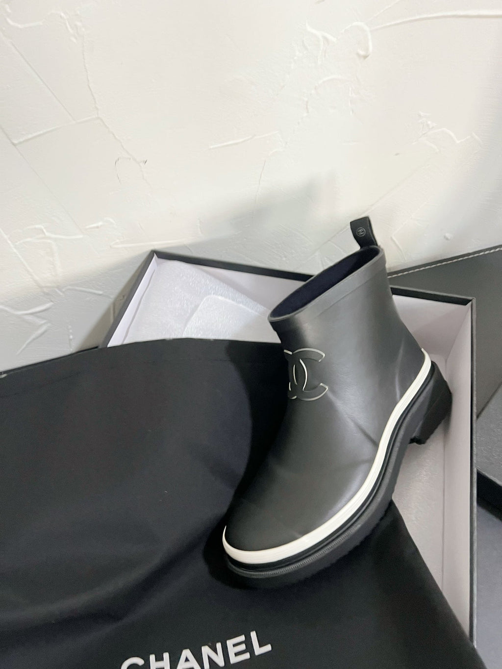 CC Ankle Boots Black Natural Rubber 949630