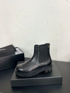 CC Chelsea Ankle Boots In Black Cowhide  949682