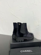 CC Chelsea Ankle Boots In Black Velvet 949686