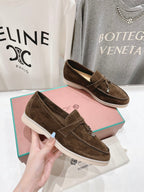 LP SUMMER CHARMS WALK LOAFERS DARK BROWN SUEDE