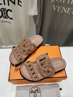 EXTRA SANDAL PASTEL PINK NUDE CALFSKIN