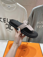 EMPIRE SANDAL BLACK MIX LIGHT GRAY SUEDE