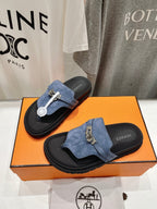 EMPIRE SANDAL BLACK MIX STONE SUEDE