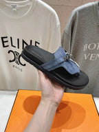 EMPIRE SANDAL BLACK MIX STONE SUEDE
