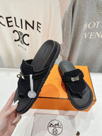 EMPIRE SANDAL BLACK SUEDE