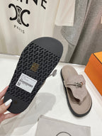 EMPIRE SANDAL LIGHT GRAY SUEDE