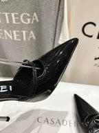 Casadei 25 Slingback 10.5cm Patent Calfskin