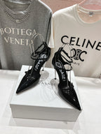 Casadei 25 Slingback 10.5cm Patent Calfskin