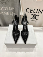 Casadei 25 Slingback 10.5cm Patent Calfskin